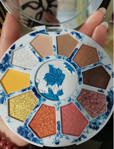 蔻辰正品青花瓷潘多拉魔盒彩妆盘十色眼影盘腮红高光粉寇辰徐楠楠
