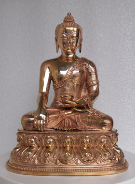 释迦牟尼药师佛像纯铜密宗