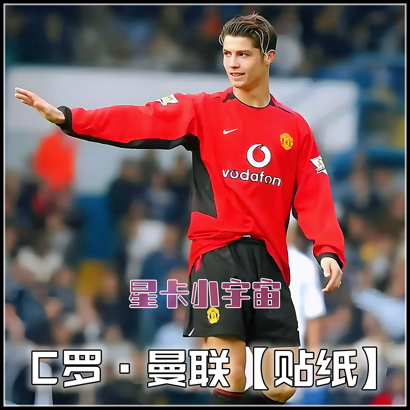 曼联新秀贴纸C罗帕尼尼欧冠英超