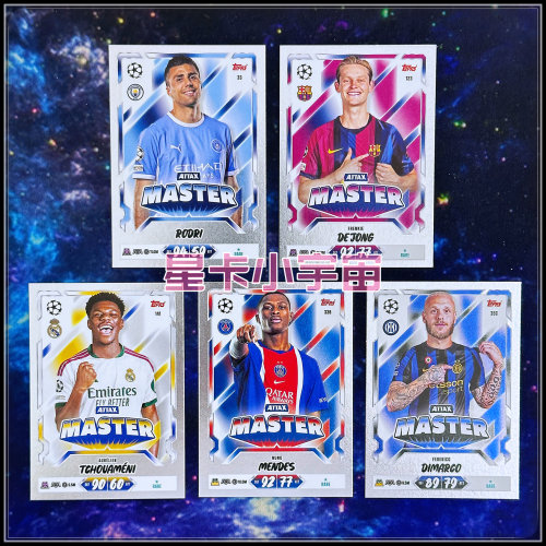 TOPPS2026-27欧冠球星卡MASTER