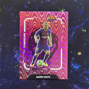 DAKA 2025-26 巴塞罗那 巴萨球星卡 99编电纹密钥特卡 伊涅斯塔