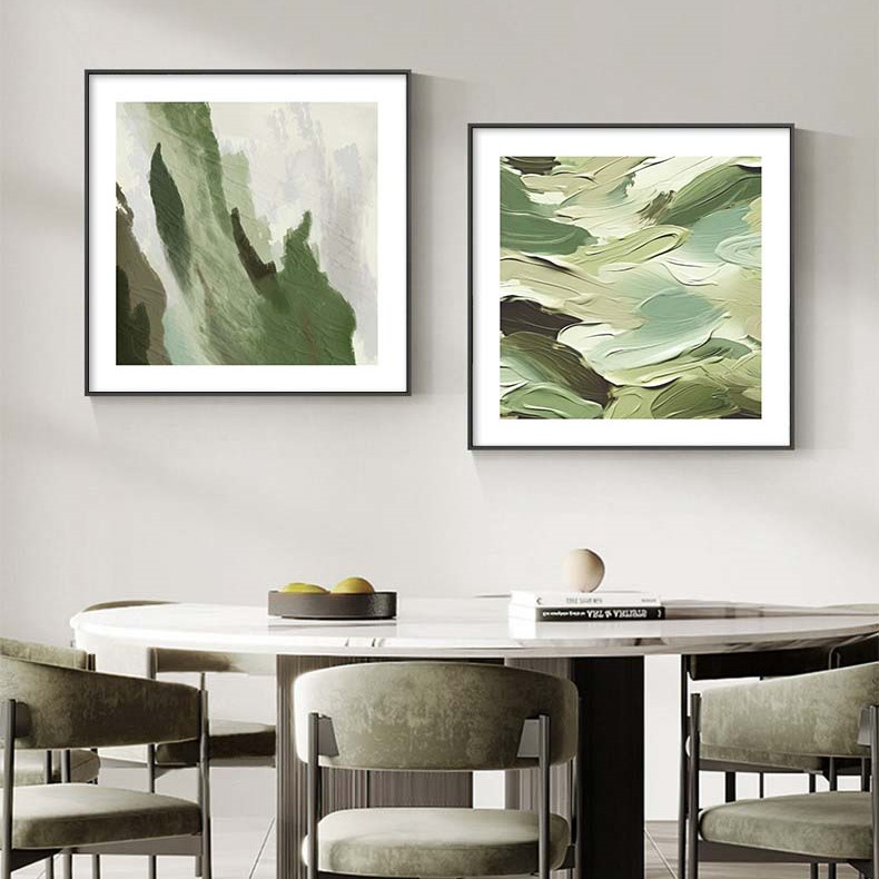 轻奢高级感餐厅装饰画抽象艺术画