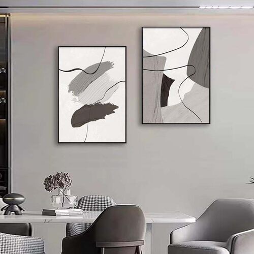抽象餐厅装饰画酒店2025新款壁画