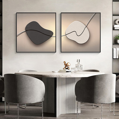 石来运转客厅装饰画简约现代