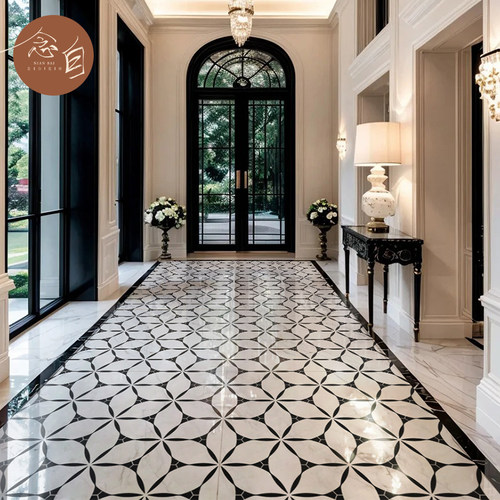 法式年轮木纹砖仿木地板防滑地砖