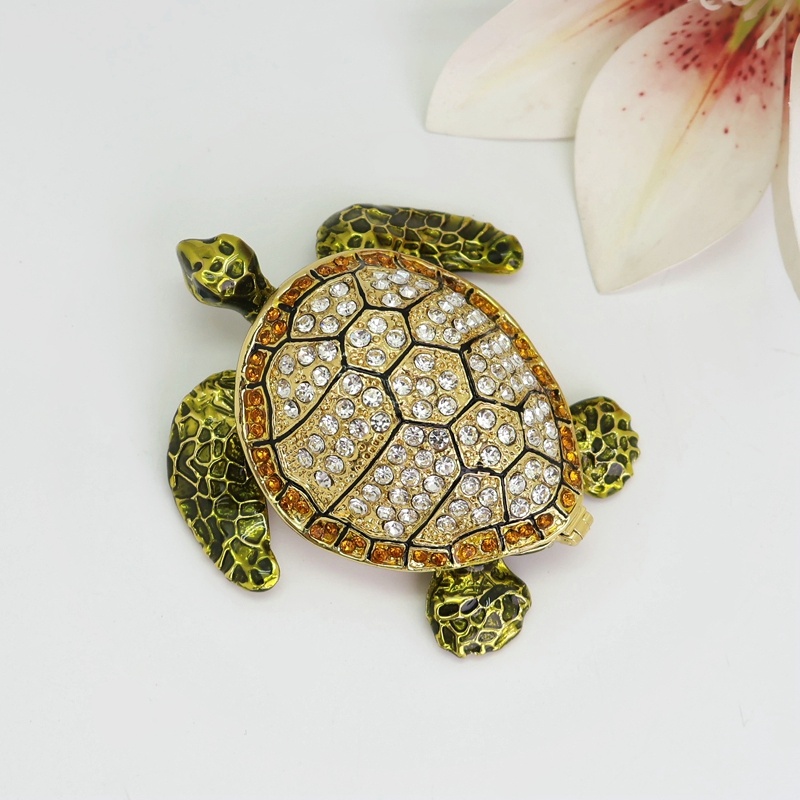 珐琅彩乌龟小礼品摆件