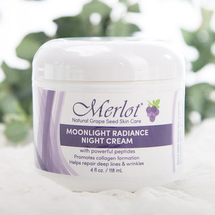 Merlot葡萄籽保湿 抗皱晚霜面霜118ml
