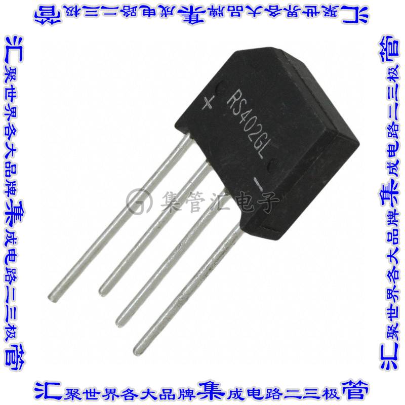 RS402GL-BP 桥式整流器二极管 BRIDGE RECT 1PHASE 100V 4A RS-4L