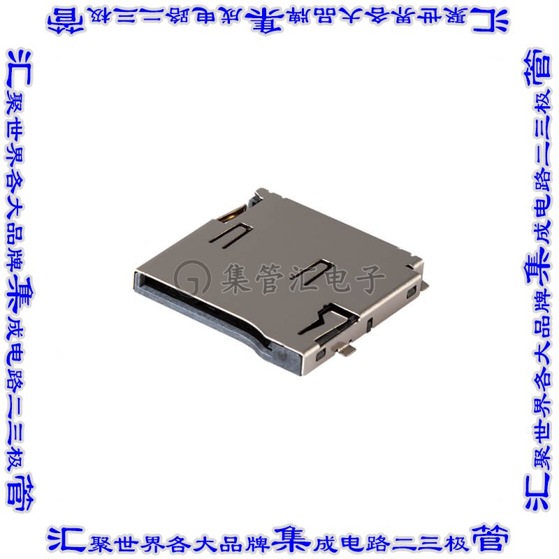 MSD-4-A 连接器接插件MICRO SD CARD CONNECTOR, 9 POSIT