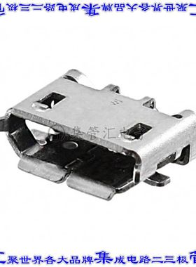 1981568-1 连接器USB-微B型插座5POS USB 2.0表面贴装直角