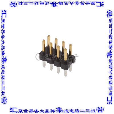 2842132-4 连接器接插件8P,2MM,BRK HDR,DRVT,2.8,0.76AU,T