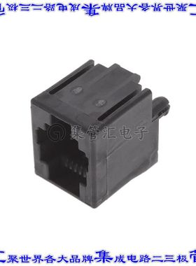 5569984-2 连接器接插件CONN MOD JACK 6P2C VERT UNSHLD