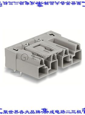 770-854/011-000 连接器接插件PLUG FOR PCBS ANGLED 4-POLE, GRA