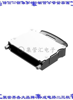 D37000APNT20/AA 连接器接插件D-SUB BACKSHELL, MACHINED ALUMIN