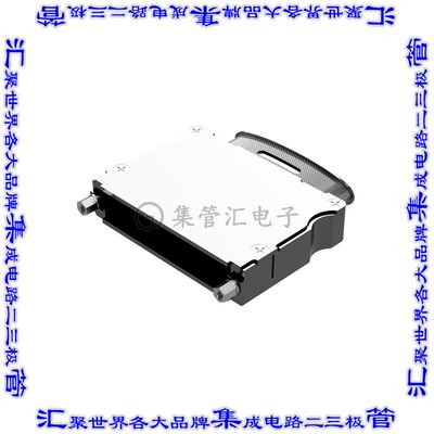 D37000APNT20/AA 连接器接插件D-SUB BACKSHELL, MACHINED ALUMIN