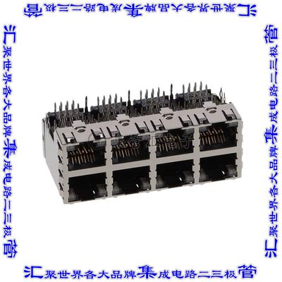 6368062-4 连接器接插件CONN MOD JACK 8P8C R/A SHIELDED