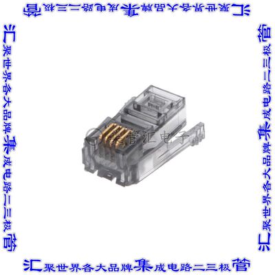 4-520424-1 连接器接插件CONN PLUG 4POS SDL 24-26AWG RND