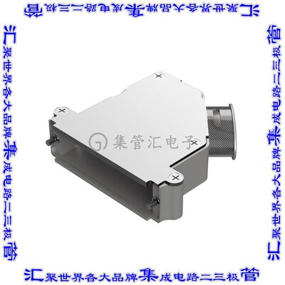 D104000AKNE0/AA 连接器接插件D-SUB BACKSHELL, MACHINED ALUMIN
