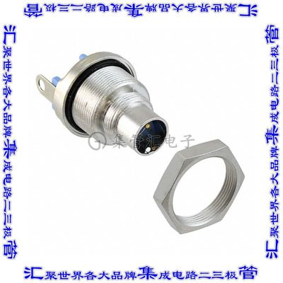 8-1437719-1 连接器接插件CONN PLUG MALE 3POS SOLDER CUP