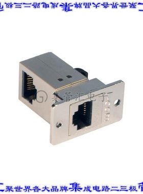 ECF504-SR5E 连接器接插件SHLD PNL CPL RJ45 CAT5E RA KIT