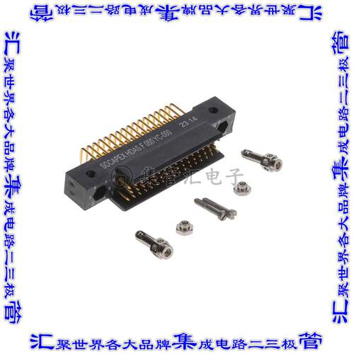HDASF050YC-000 连接器接插件HDAS PLUG 50 RIGHT ANGLE PC TAIL