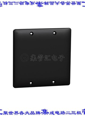 SQWS140002BK 连接器接插件2 GANG BLANK WALL PLATE BK