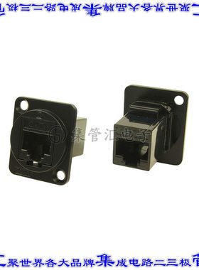 CP30222MB 连接器接插件FT BLACK METAL CAT6 RJ45 CSK