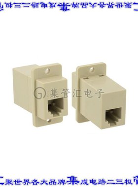 ECF5044S-IV 连接器接插件CPLR PNL MNT 6X4 STRAIGHT IVRY