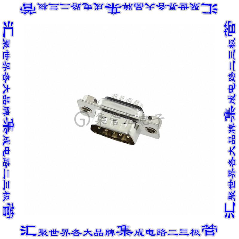 DE09-PD-SL 连接器接插件CONN D-SUB PLUG 9POS SLDR CUP