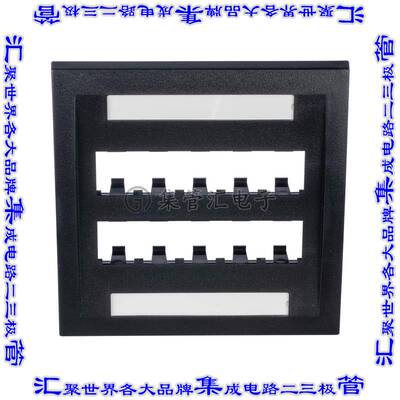 CFPE10BL-2GY 连接器接插件FACEPLATE, 10 PORT, DOUBLE GANG,