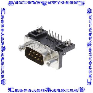 SUB PLUG 9POS D09P23A4GV00LF SLDR 连接器接插件CONN