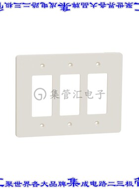 SQWS141003LA 连接器接插件3 GANG MID+ WALL PLATE LA