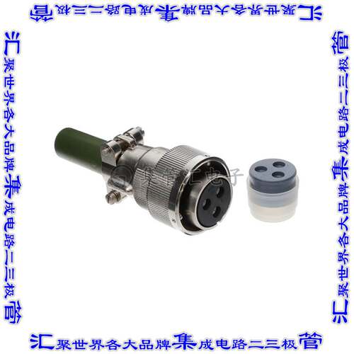 CA06COM-E22-2S-B-44 连接器接插件CONN PLUG W/SKT 3POS