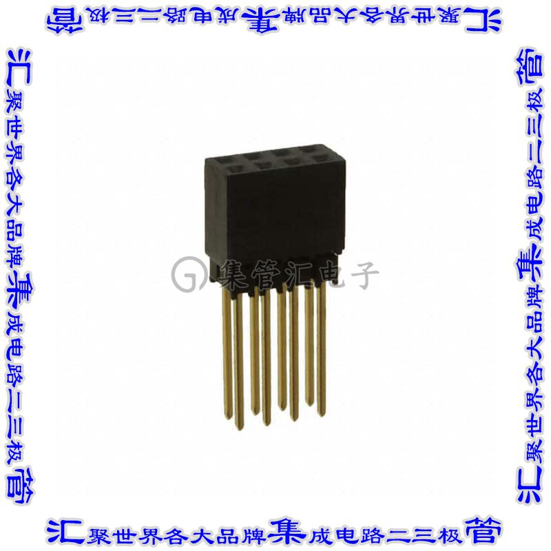 ESQ-104-14-G-D 连接器接插件CONN SOCKET 8POS 0.1 GOLD PCB