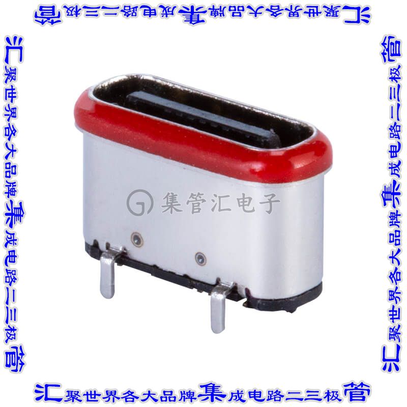 UJ20-C-V-G-SMT-P16-TR-66 连接器接插件USB JACK, TYPE C, 2.0,