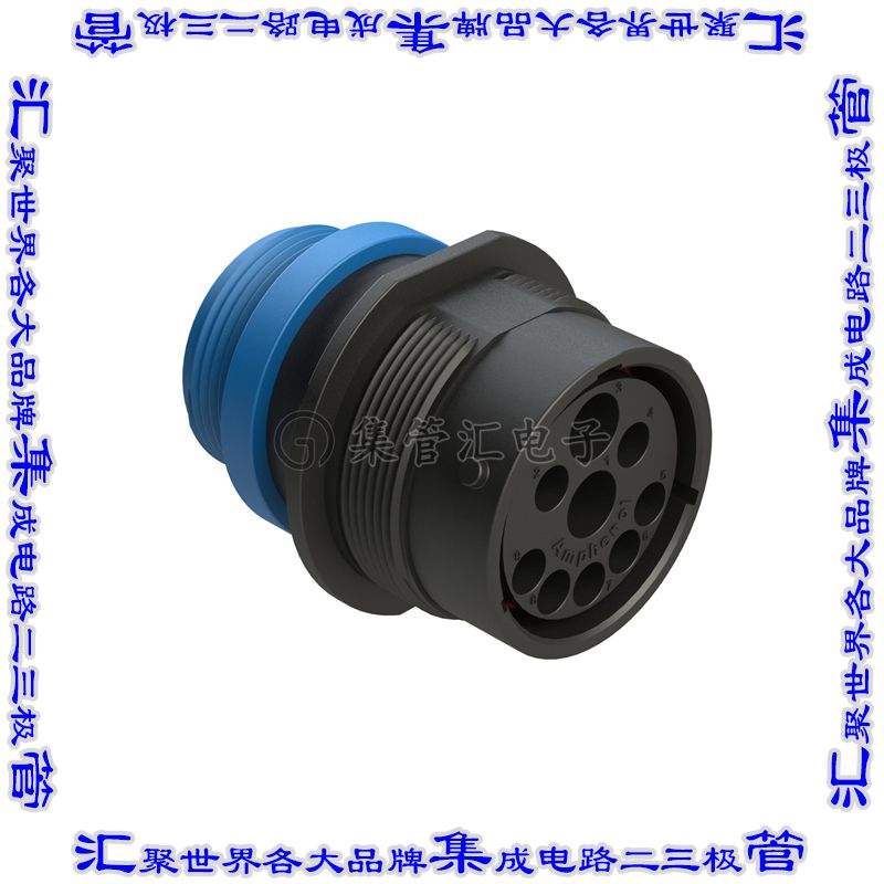 AHDP04-24-91PR-STA 连接器接插件9 POSITION RECEPTACLE, PIN, I