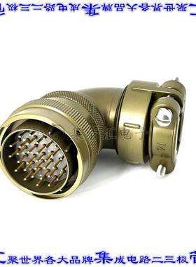 MSW08E22-32P-SR 连接器接插件RIGHT ANGLE CABLE PLUG, WITH STR