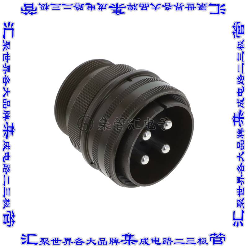 MS3106A32-17P 连接器接插件CONN PLUG MALE 4P SILV SLDR CUP