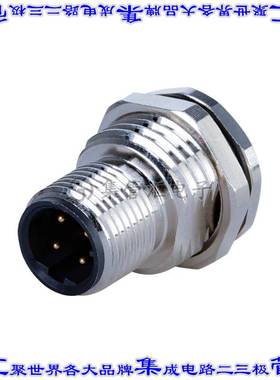 CDM1201-04D-MP-F16-67 连接器接插件M12 MALE PANEL MOUNT,PCB T