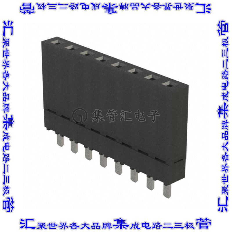 ESW-108-12-T-S 连接器接插件CONN SOCKET 8POS 0.1 TIN PCB