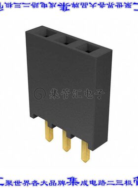 SSQ-103-01-G-S 连接器接插件CONN RCPT 3POS 0.1 GOLD PCB