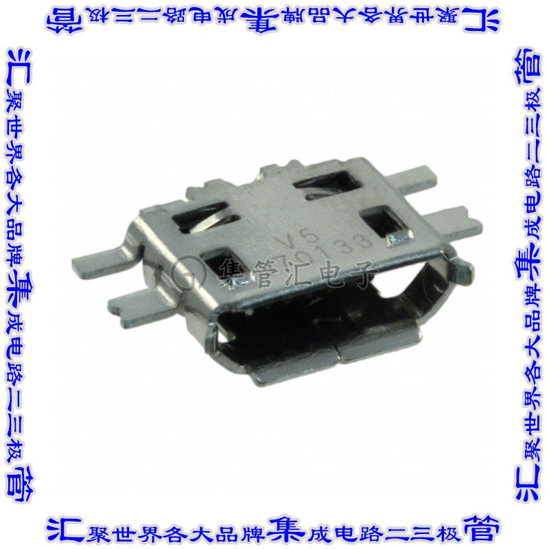UB-MC5BR3-M404-4S-TB NMP 连接器USB-微B型插座5POS板开口表面安