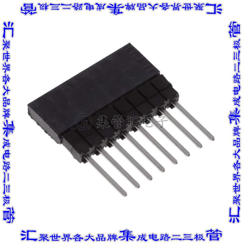 ESW-108-24-L-S 连接器接插件CONN SOCKET 8POS 0.1 GOLD PCB