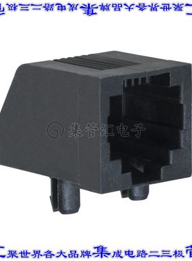 5557314-1 连接器接插件CONN MOD JACK 6P6C R/A UNSHLD