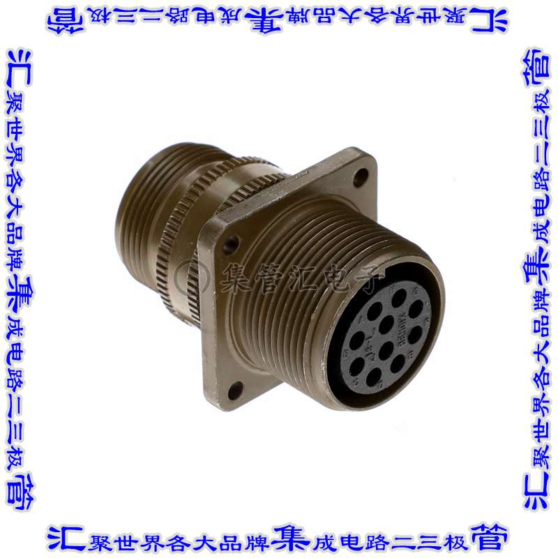 MS3100A18-1S 连接器接插件CONN RCPT FMALE 10P SOLDER CUP