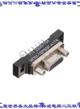 MDM-15PBSP-A174 连接器接插件CONN MICRO-D PLUG 15P PNL MT SLD