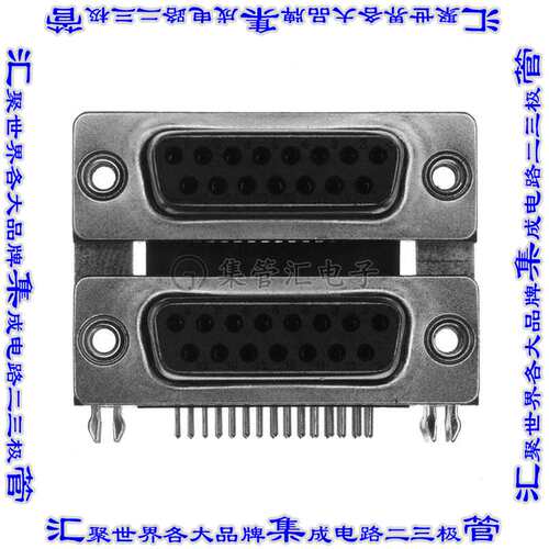 189-015-513R491 连接器接插件CONN D-SUB RCPT 15POS R/A SLDR