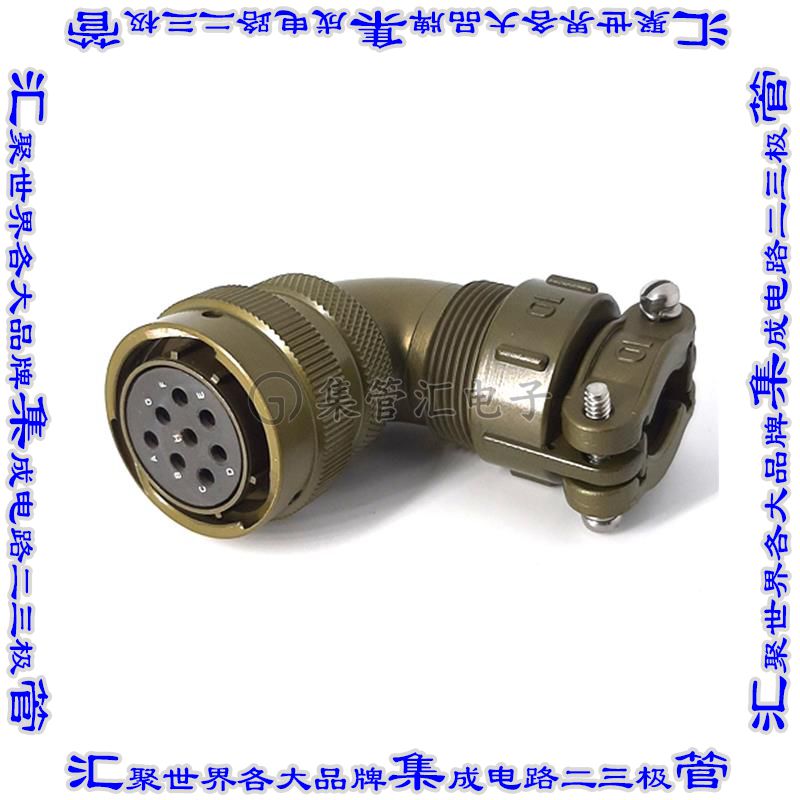 MSW08E16-8S-SR 连接器接插件RIGHT ANGLE CABLE PLUG, WITH STR