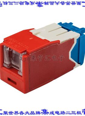 CJH6X88TGRD 连接器接插件CAT6A SPRING SHUTTERED JACK, TG