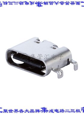 UJ20-C-H-G-MSMT-1-P16-TR 连接器接插件USB JACK, TYPE C,2.0, H